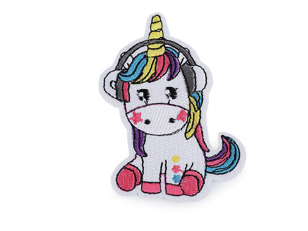 Bügel-Applikation Einhorn
