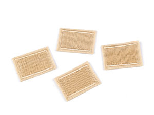 Premium Mini-Stickflicken zum Aufbügeln (2,3 x 3,3 cm) – Strapazierfähige Reparaturflicken zum Aufnähen und Aufbügeln für Kleidung und Dekoration