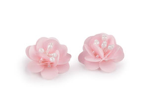 Paillettenblume mit Perlen Ø 3,8 cm