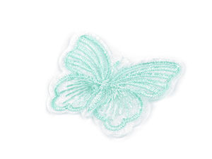 Schmetterling gestickt auf Monofilament zum Aufnähen und Aufkleben