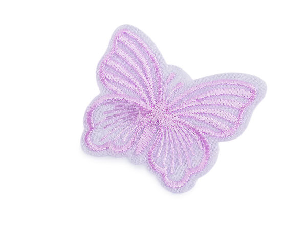 Schmetterling gestickt auf Monofilament zum Aufnähen und Aufkleben