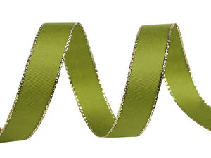 Taftband Breite 15 mm mit Lurex