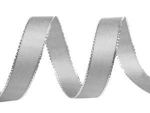 Taftband Breite 15 mm mit Lurex