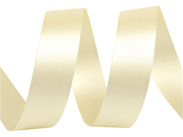 Premium doppelseitiges Satinband (24mm) - Elegantes hochglänzendes Dekoband für Näharbeiten, Bastelprojekte und Bekleidung