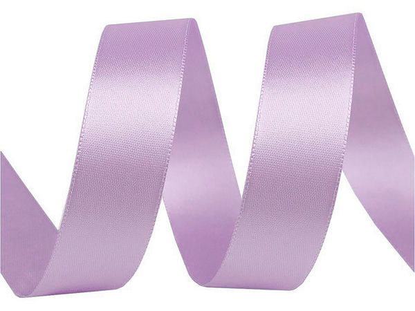 Premium doppelseitiges Satinband (24mm) - Elegantes hochglänzendes Dekoband für Näharbeiten, Bastelprojekte und Bekleidung