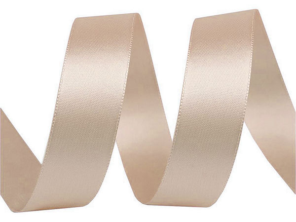 Premium doppelseitiges Satinband (24mm) - Elegantes hochglänzendes Dekoband für Näharbeiten, Bastelprojekte und Bekleidung
