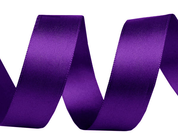 Premium doppelseitiges Satinband (24mm) - Elegantes hochglänzendes Dekoband für Näharbeiten, Bastelprojekte und Bekleidung
