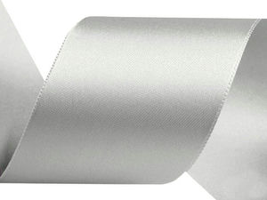 Premium-Satinband einseitig (40 mm Breite x 5 m Länge) - Elegantes Näh- und Bastelband