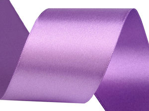 Premium doppelseitiges Satinband (50mm Breite, 5m Rolle) - Elegantes Dekoband für Näharbeiten, Geschenkverpackungen und Dekoration