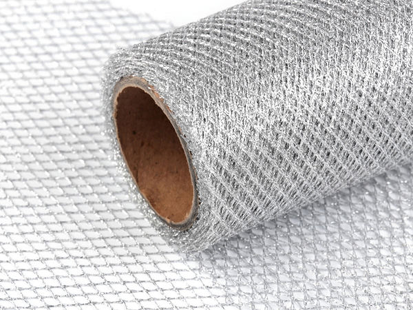 Netzband mit Lurex Breite 15 cm