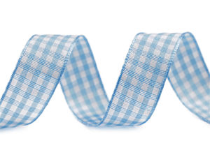 Gingham-Karoband Breite 15 mm