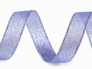 Weihnachtliches Brokat-Lurexband, Breite 15 mm
