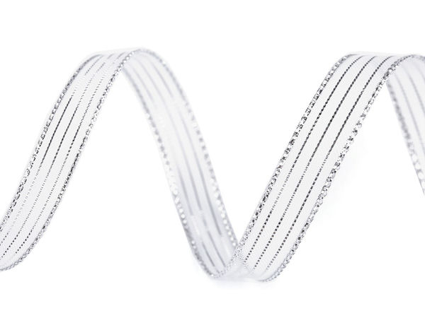 Premium Metallic-Lurexband (10 mm) – Doppelseitiges Glitzerband für festliche Dekorationen, Geschenkverpackungen und Bastelarbeiten
