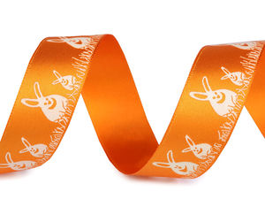 Satinband Ostern Breite 24 mm Hasen