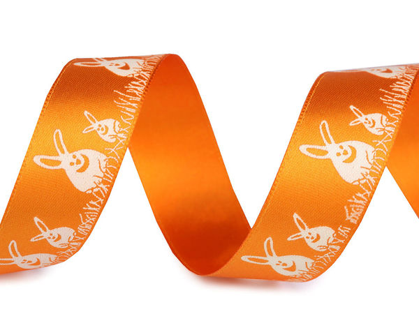 Satinband Ostern Breite 24 mm Hasen