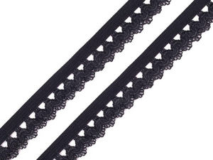 Ziergummiband Breite 15 mm