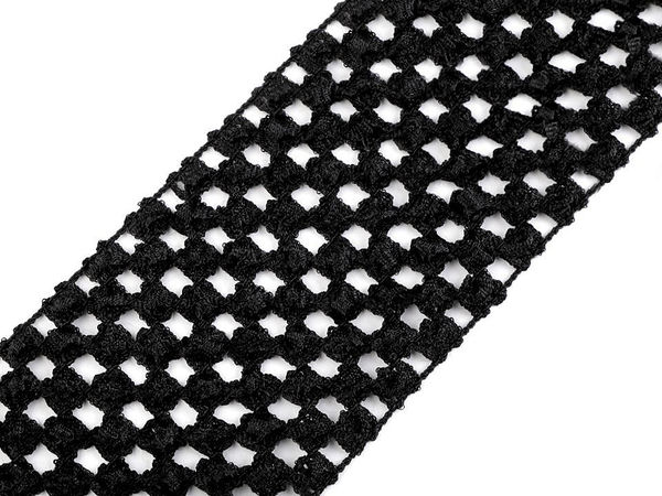 Premium 70mm Häkelgummiband - Weiches Gitter-Elastikband für Tutu-Röcke, Stirnbänder und Bastelarbeiten