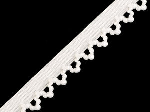 Ziergummiband Breite 10 mm