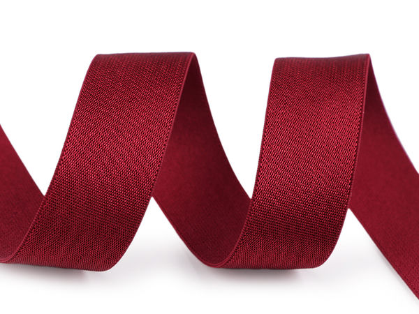 Premium Satin-Elastikband (20 mm) – Eleganter Schimmer & fester Halt für Bekleidung, Gürtel und Akzente