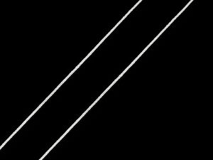 Premium 0,8 mm runde Gummikordel - Weicher elastischer Faden für Kurzwaren, Masken, Basteln und Nähen