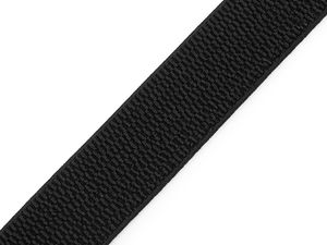 Premium-Strukturgummiband 30 mm - Weiches, hautfreundliches Elastikband mit Struktur für Röcke, Gürtel, Mäntel und Kleider (Schwarz)