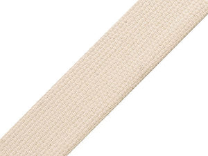 Premium Baumwoll-Gurtband 30 mm - Ecru Hell