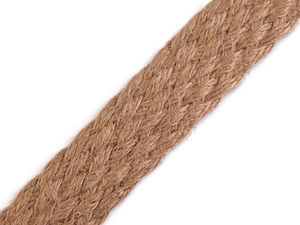 Geflochtenes Jute-Gurtband Breite 35 mm
