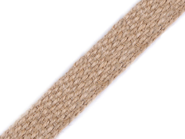 Jute-Gurtband Breite 20 mm