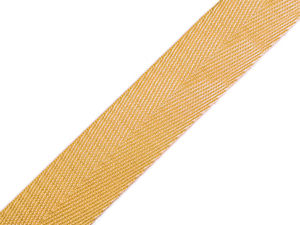 Premium Gurtband 25 mm doppelseitig aus Polyester mit feinem Satinglanz