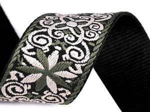 Gurtband mit Stickerei Breite 50 mm