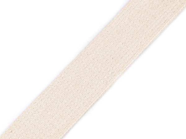 Premium Baumwoll-Gurtband weich (25 mm Breite) für Polsterarbeiten, Handarbeiten und Taschenherstellung