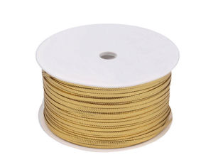 Flache Metallic-Zierkordel - 2,5 mm Breite, 50 m Rolle - Glänzendes Lurexband für Geschenkverpackungen, Festtagsdeko und Bastelarbeiten