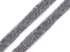 Flache Baumwollkordel, Breite 10 mm