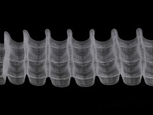 Bleistiftfaltenband / Gardinenband Breite 75 mm