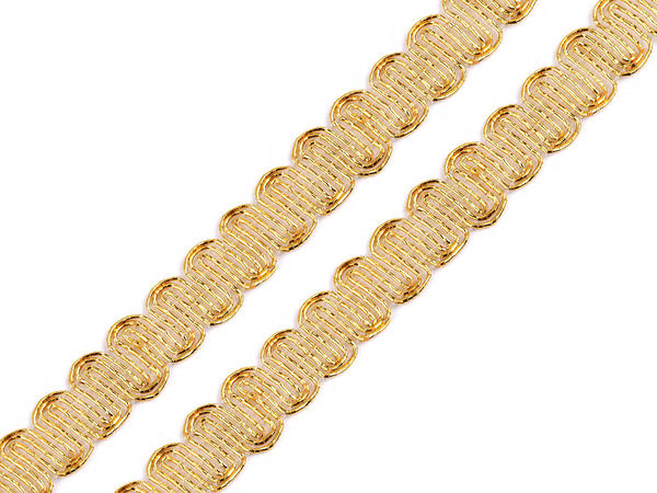 Metallic-Gimpenborte Breite 14 mm