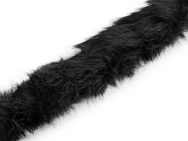 Webpelz-Besatz für Kleidung / Dekofell rund Breite 5 cm
