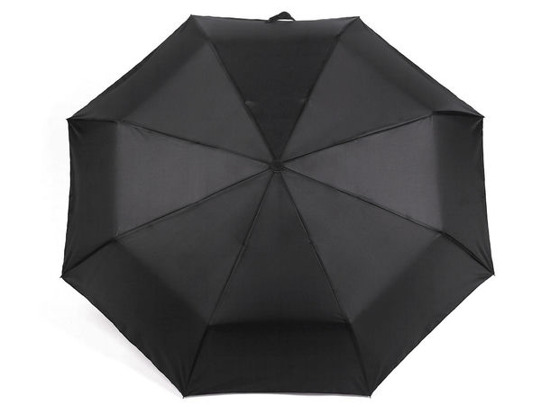 Premium Herren-Taschenschirm mit Aufautomatik und klassischem Holzgriff - Windfest & Kompakt