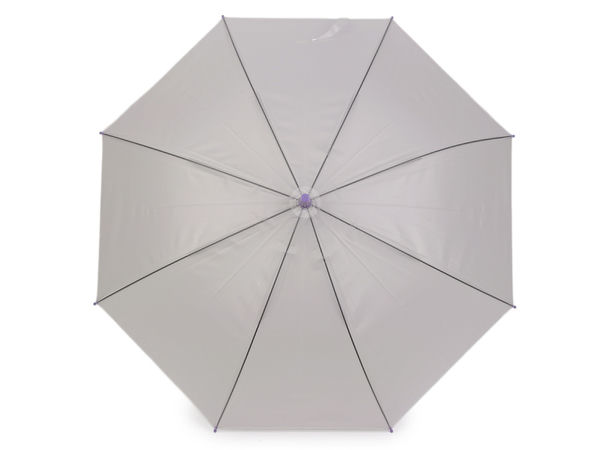 Damen-Stockschirm mit Aufautomatik und Farbwechsel - UV-aktivierter, lichtdurchlässiger, windfester Regenschirm