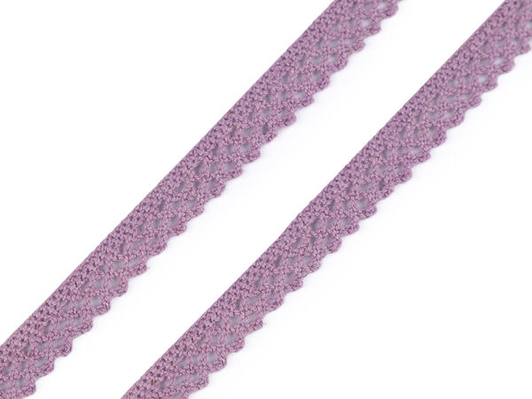 Premium 12 mm Klöppelspitze aus Baumwolle mit Bogenkante | Elegante Spitzenborte für Tischdecken, Kissen und Trachten