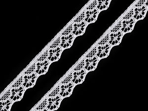 Premium 14 mm Polyamid-Spitzenband - Elegante Nylon-Zierborte für Tischdecken, Kissen und Bekleidung