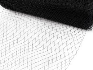 Premium französisches Schleiernetz für Modisten und Brautmode - 25 cm Breite