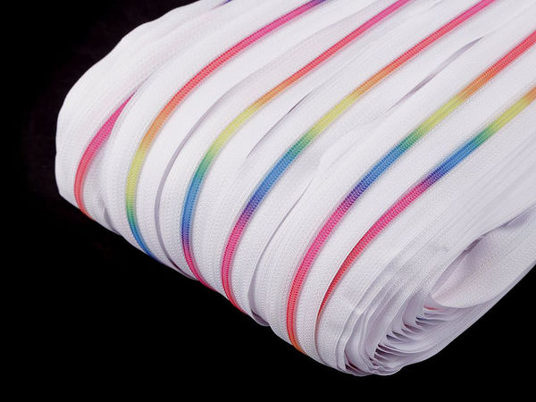 Nylon-Endlosreißverschluss Regenbogen Nr. 3