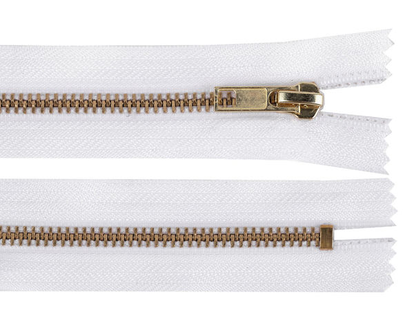 Premium-Metallreißverschluss Nr. 5 (18 cm), nicht teilbar, für Jeans, Jacken und Accessoires
