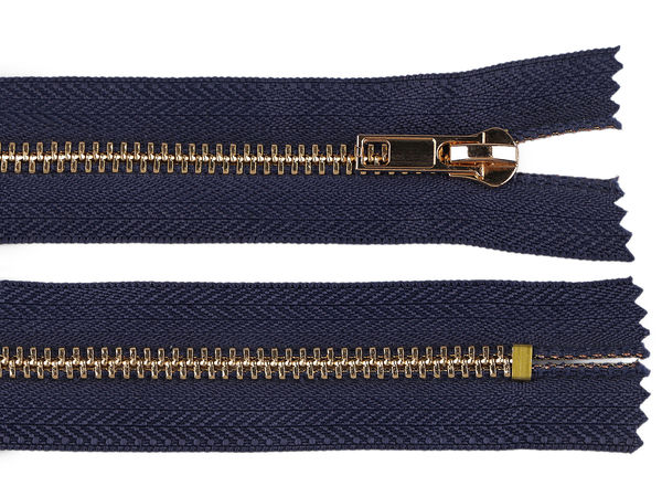 Premium-Metallreißverschluss Nr. 5, nicht teilbar (16 cm) – Robuster Autolock-Reißverschluss für Jeans, Jacken & Taschen