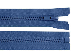 Premium Kunststoff-Reißverschluss teilbar Stärke 5 für Jacken und Mäntel (50 cm)