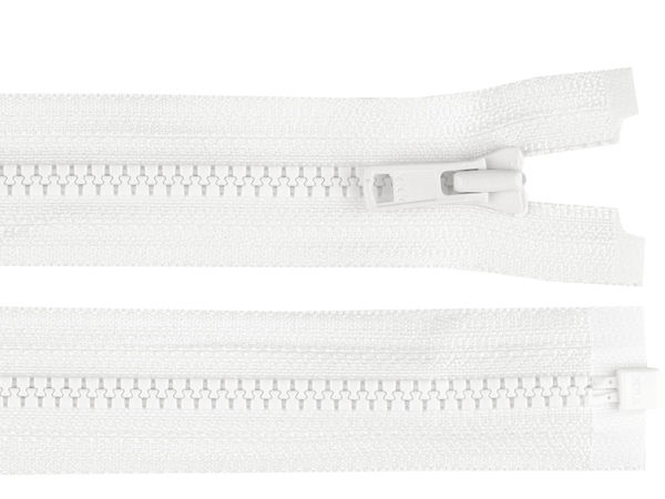 YKK Nr. 3 teilbarer Kunststoff-Reißverschluss, 50 cm - Premium-Reißverschluss mit Autolock-Schieber für Jacken, Westen und Sweatshirts