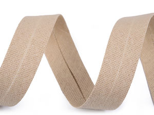 Baumwoll-Schrägband Breite 18 mm gefaltet