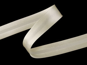 Satin-Schrägband, Breite 20 mm, vorgefalzt