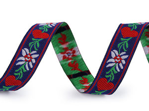 Polyester-Folklore-Webband, Breite 15 cm