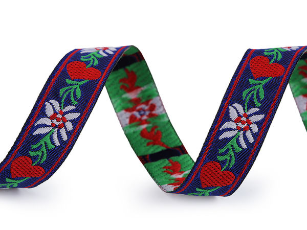 Polyester-Folklore-Webband, Breite 15 cm